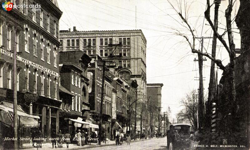 Market Street, looking north from Eighth Street