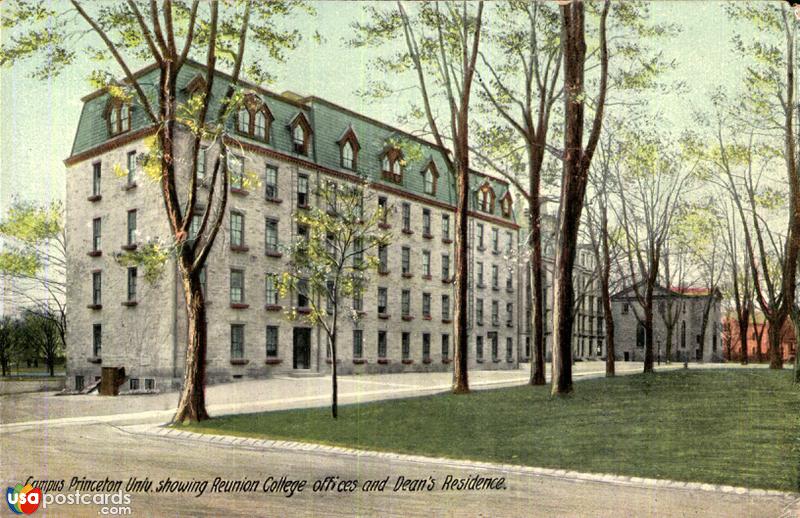 Campus Princeton University showing Reunion College offices and Dean´s Residence