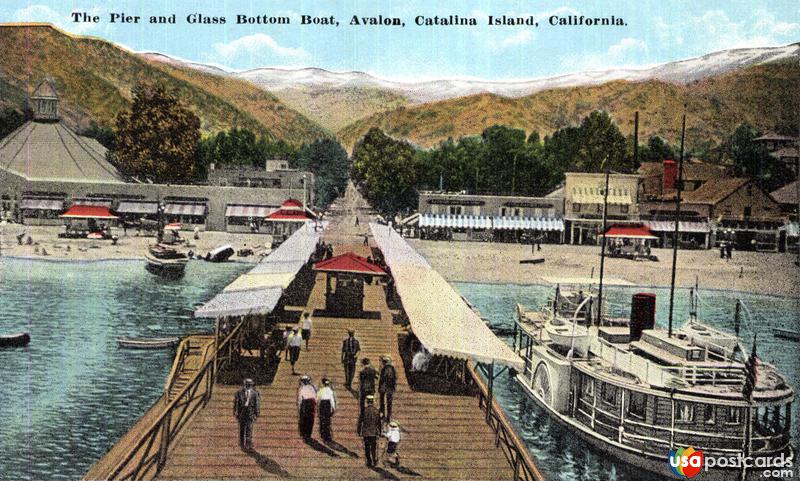 The Pier and Glass Bottom Boat, Avalon