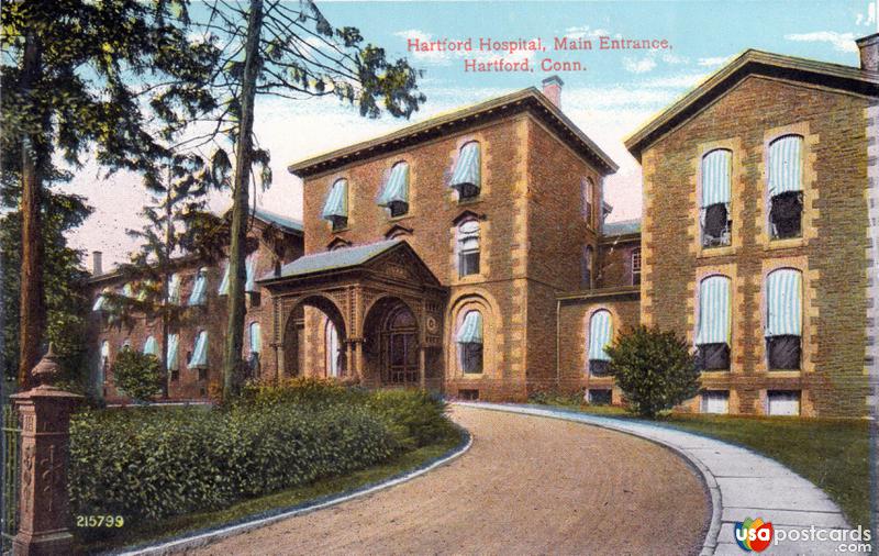 Hartford Hospital, main entrance