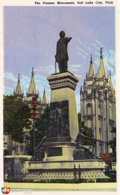 Pictures of Salt Lake City, Utah, United States: The Pioneer Monument