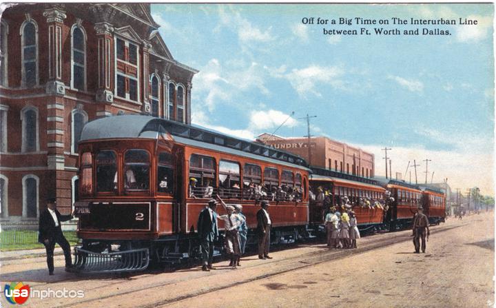 Pictures of Fort Worth, Texas: The Interurban Line