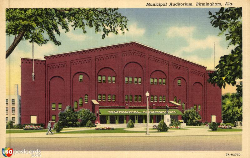 Pictures of Birmingham, Alabama: Municipal Auditorium