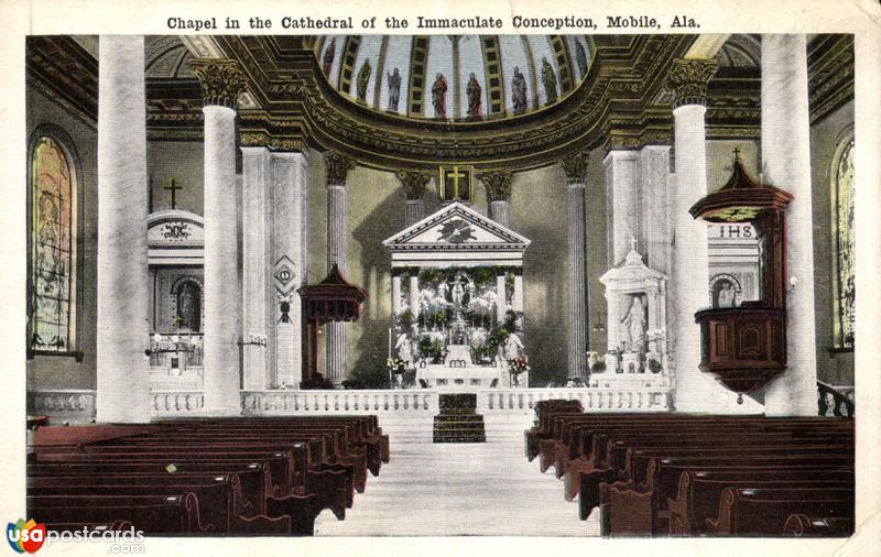 Pictures of Mobile, Alabama: Chapel in the Cathedral of Immaculate Conception