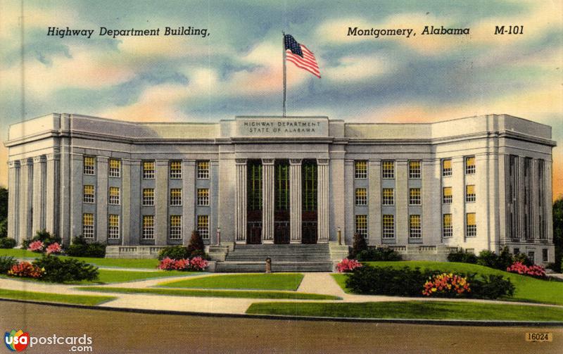 Pictures of Montgomery, Alabama: Highway Department Building
