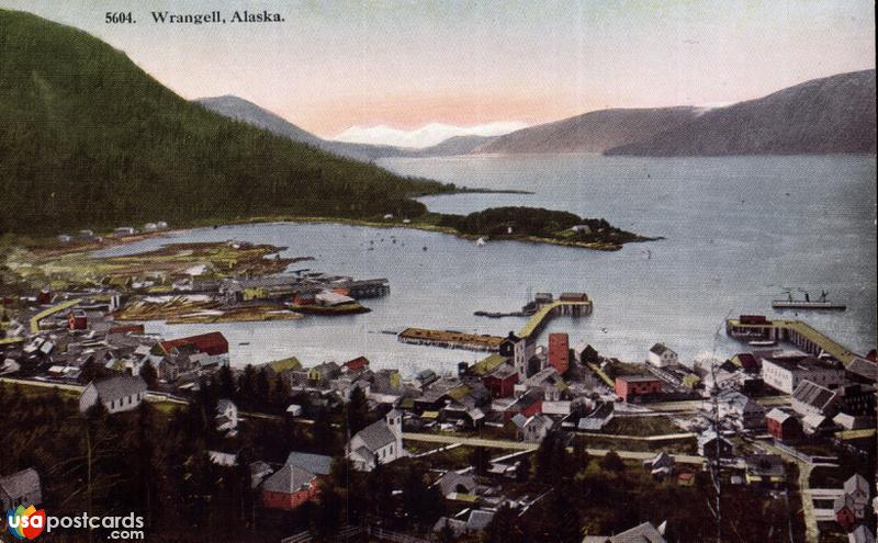 Pictures of Wrangell, Alaska: View of Wrangell