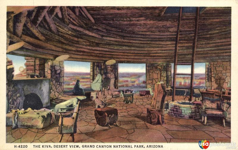 Pictures of Grand Canyon National Park, Arizona: The Kiva, Desert View. Grand Canyon National Park