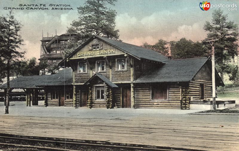 Pictures of Grand Canyon National Park, Arizona: Santa Fe Station. Gran Canyon