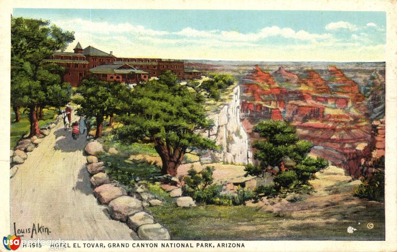 Pictures of Grand Canyon National Park, Arizona: Hotel El Tovar. Grand Canyon National Park