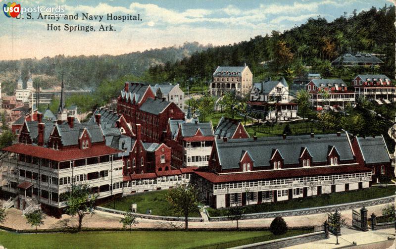Pictures of Hot Springs, Arkansas: U. S. Army and Navy Hospital