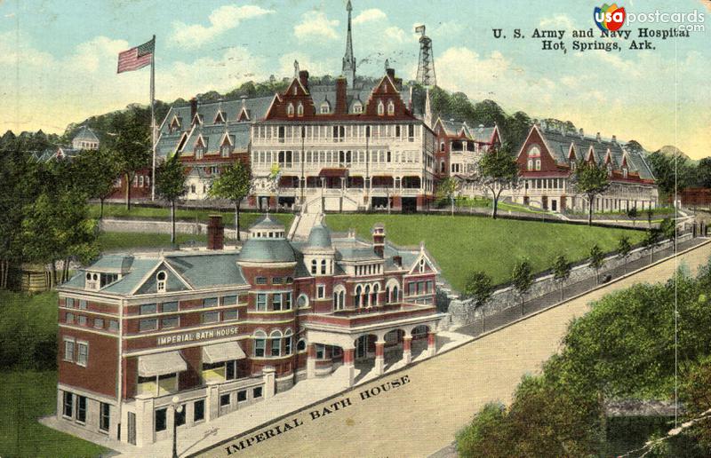 Pictures of Hot Springs, Arkansas: U. S. Army and Navy Hospital