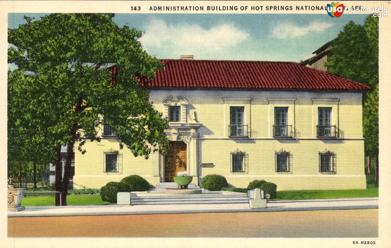 Pictures of Hot Springs, Arkansas: Administration Building of Hot Spring National Park