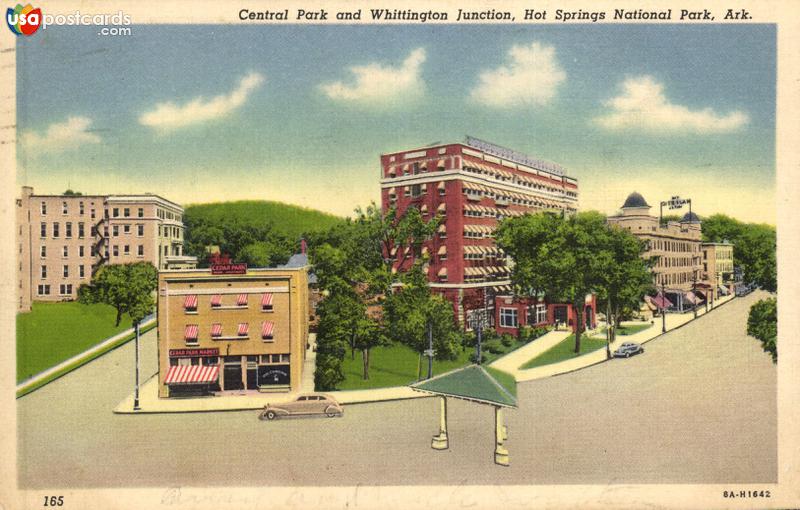 Pictures of Hot Springs, Arkansas: Central Park and Whittington Junction