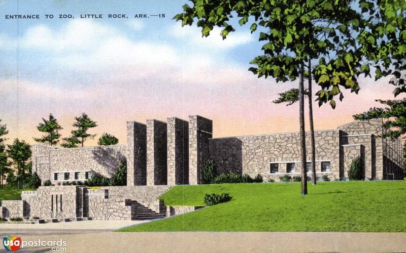 Pictures of Little Rock, Arkansas: Entrace to Zoo