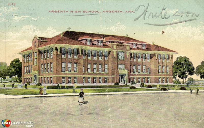 Pictures of Argenta, Arkansas: Argenta High School