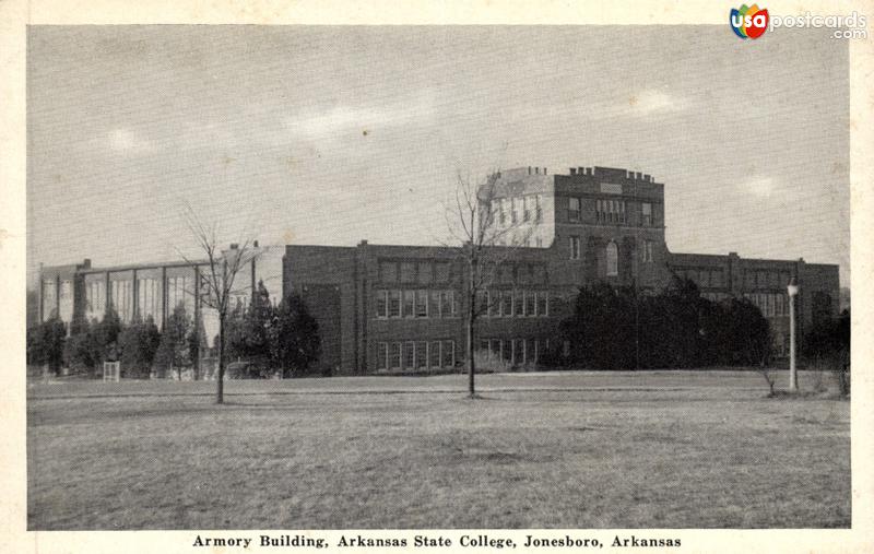 Pictures of Jonesboro, Arkansas: Armory Building, Arkansas State College