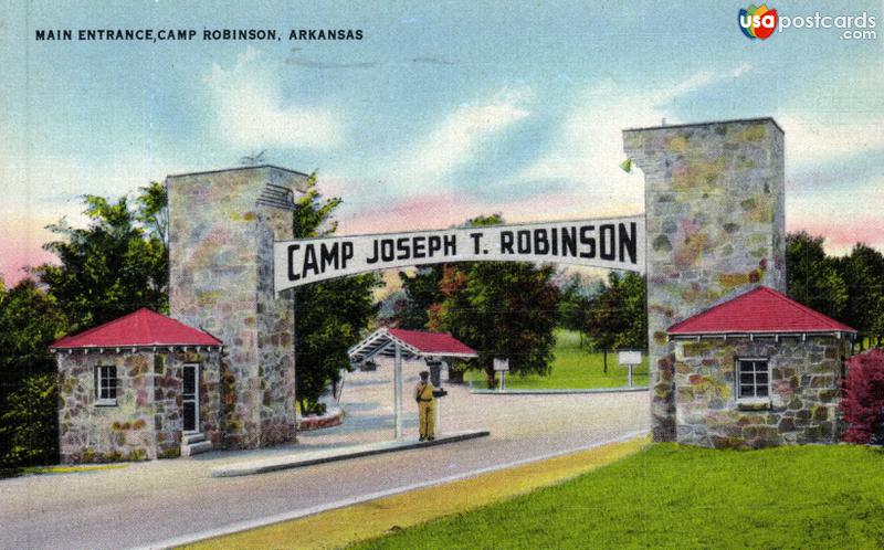 Pictures of Camp Robinson, Arkansas: Main Entrance, Camp Joseph T. Robinson