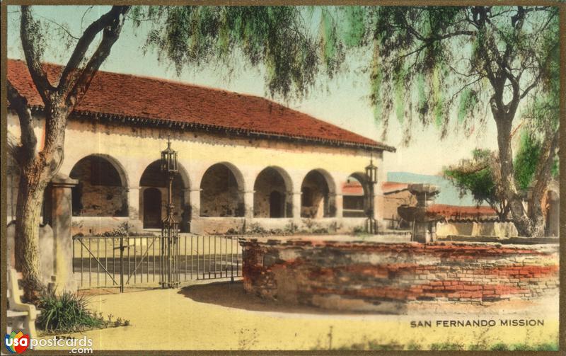 Pictures of Spanish Missions Of California, California: San Fernando Mission