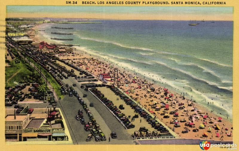Pictures of Santa Monica, California: Beach, Los Angeles County Playground