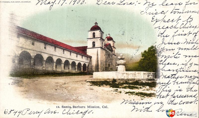 Pictures of Santa Barbara, California: Santa Barbara Mission