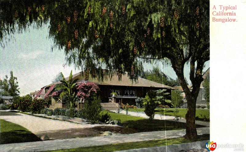 Pictures of Unclassified, California: A Typical California Bungalow