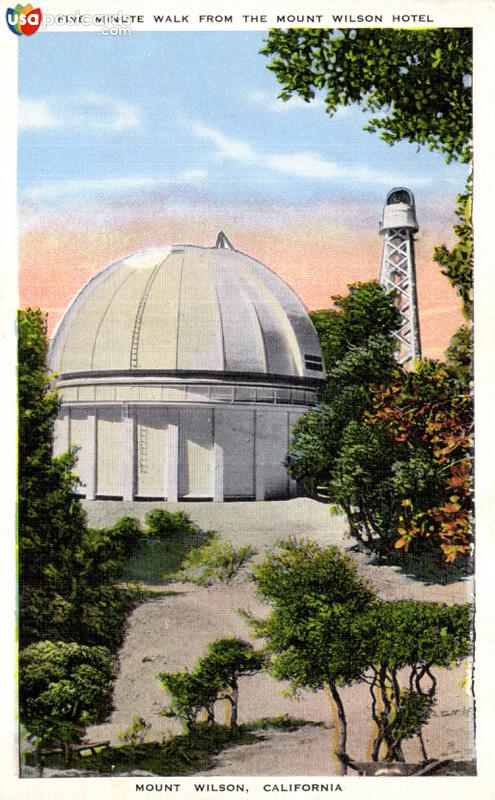 Pictures of Mount Wilson, California: Five Minute Walk from the Mount Wilson Hotel