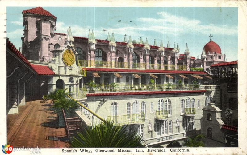 Pictures of Riverside, California: Spanish Wing, Glenwood Mission Inn