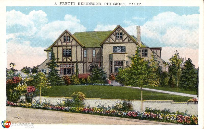 Pictures of Pidmont, California: A Pretty Residence