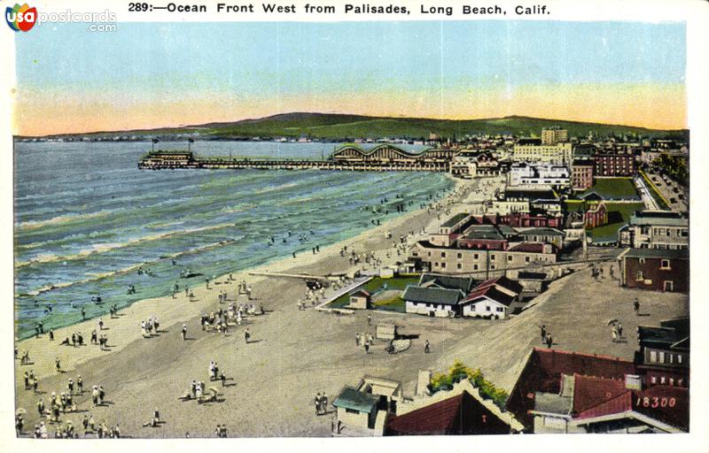 Pictures of Long Beach, California: Ocean Front West from Palisades