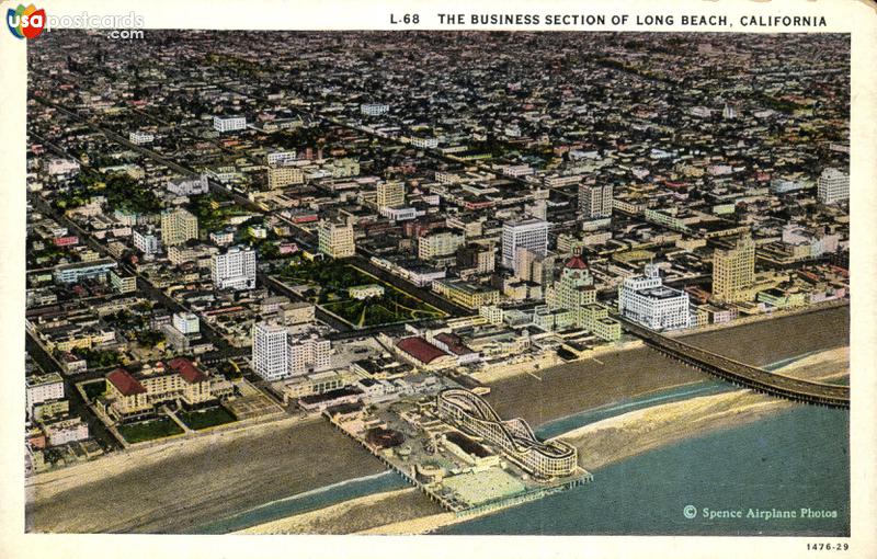Pictures of Long Beach, California: The Business Section of Long Beach