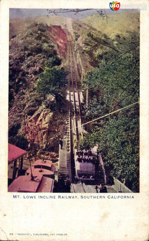 Pictures of Mount Lowe, California: Mt. Lowe Incline Railway