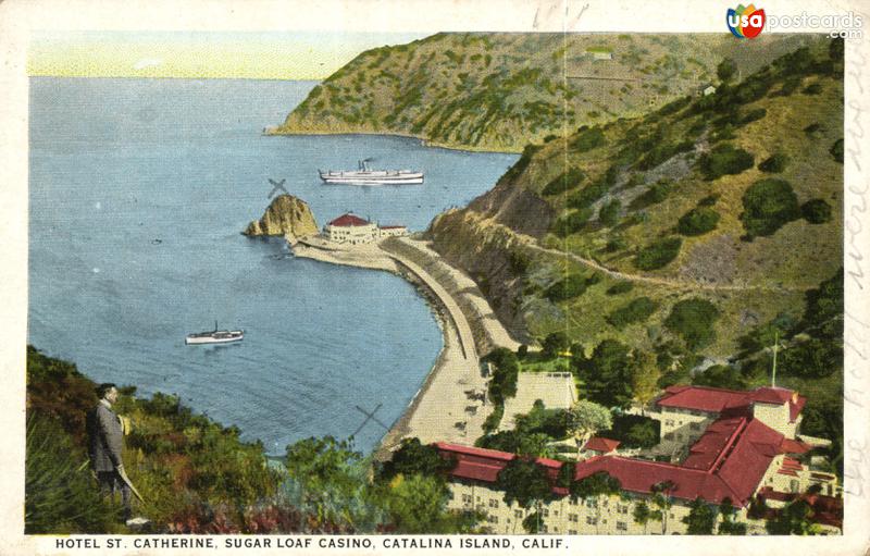 Pictures of Santa Catalina Island, California: Hotel St. Catherine. Sugar Loaf Casino