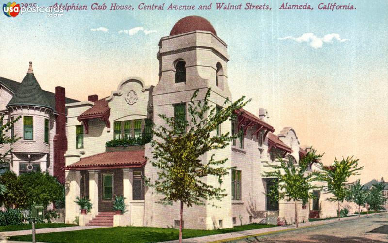 Pictures of Alameda, California: Adelphian Club House, Central Avenue and Walnut Streets