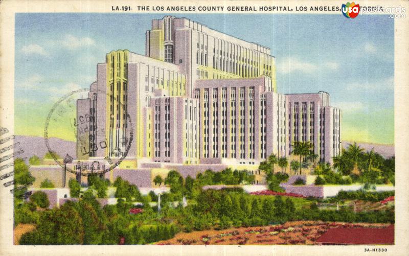 Pictures of Los Angeles, California: The Los Angeles County General Hospital