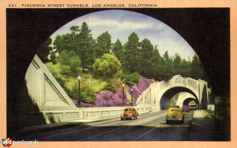 Pictures of Los Angeles, California: Figueroa Street Tunnels
