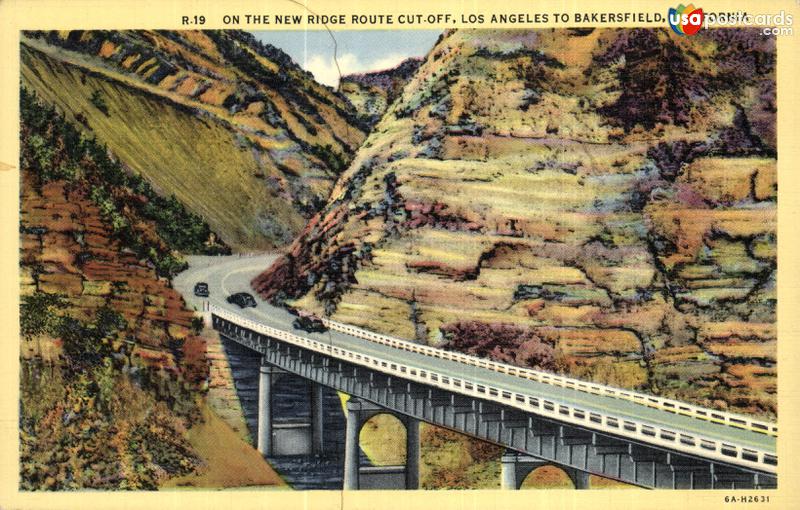 Pictures of Los Angeles, California: On the New Ridge Route Cut-Off