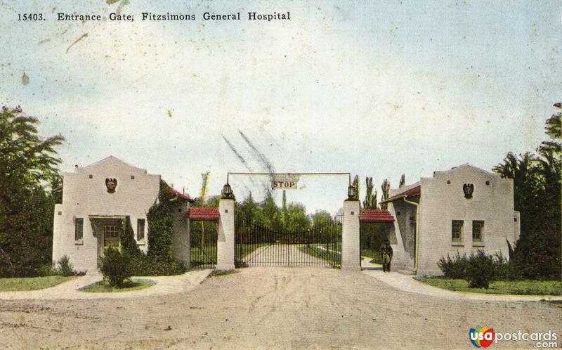 Pictures of Aurora, Colorado: Entrance Gate, Fitzsimons General Hospital