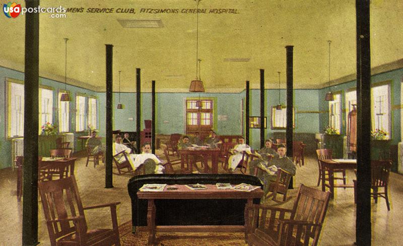 Pictures of Aurora, Colorado: Enlisted Men´s Service Club. Fitzsimons General Hospital