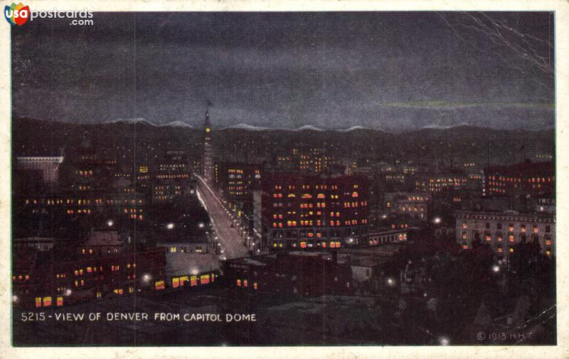 Pictures of Denver, Colorado: View of Denver from Capitol Dome