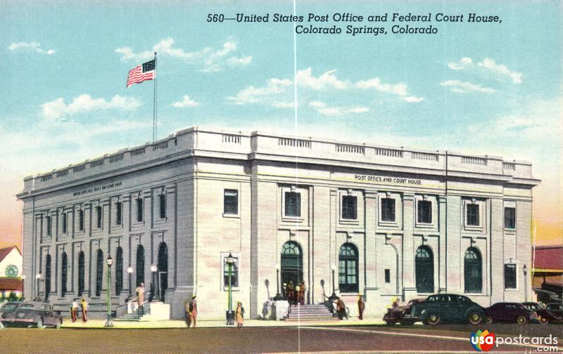 Pictures of Colorado Springs, Colorado: United States Post Office and Federal Court House