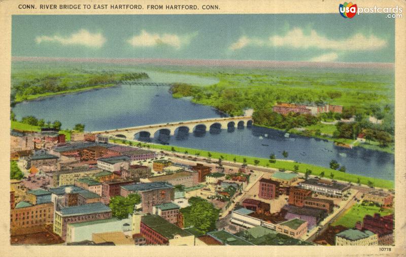 Pictures of Hartford, Connecticut: River Bridge to East Hartford