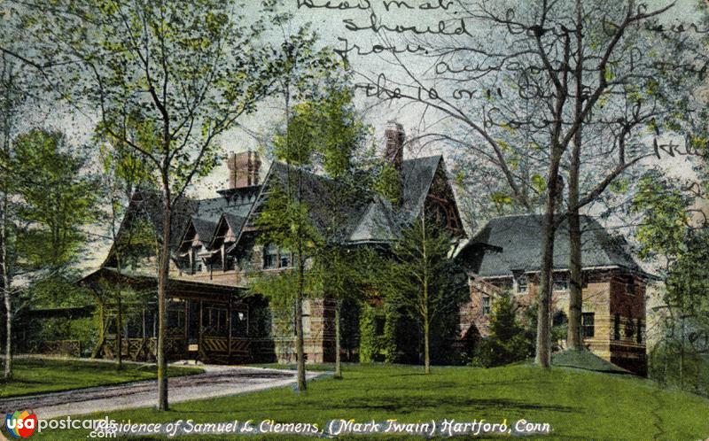 Pictures of Hartford, Connecticut: Residence of Samuel L Clements (Mark Twain)