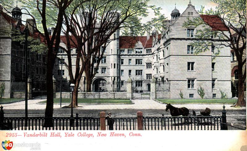 Pictures of New Haven, Connecticut: Vanderbilt Hall, Yale College