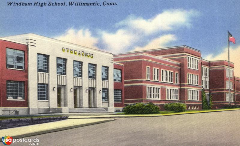Pictures of Willimantic, Connecticut: Windham High School