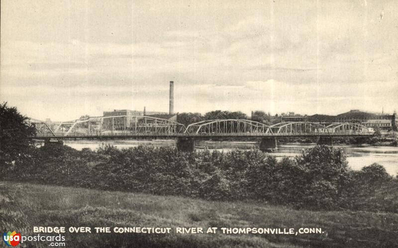 Pictures of Thompsonville, Connecticut: Bridge over the Connecticut River