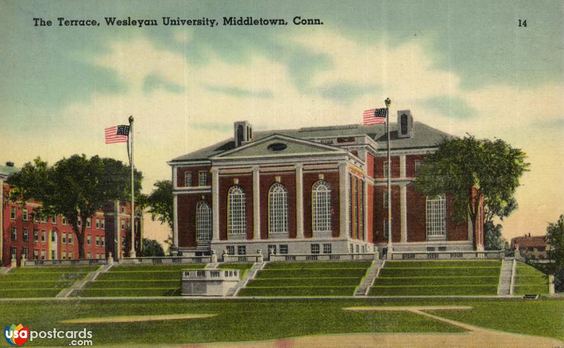 Pictures of Middletown, Connecticut: The Terrace, Wesleyan University