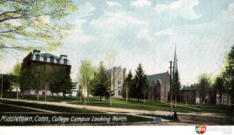 Pictures of Middletown, Connecticut: College Campus Looking North