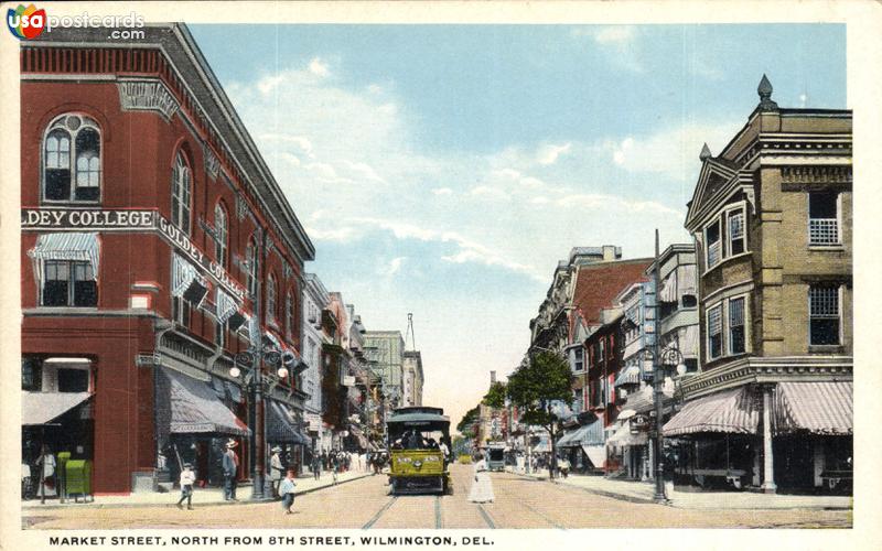 Pictures of Wilmington, Delaware: Market Street, North from 8th Street