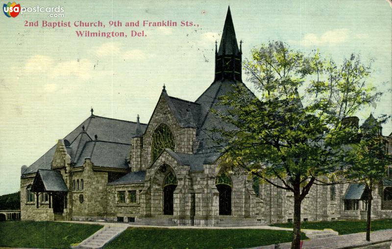 Pictures of Wilmington, Delaware: 2nd Baptist Church, 9th and Flanklin Sts.