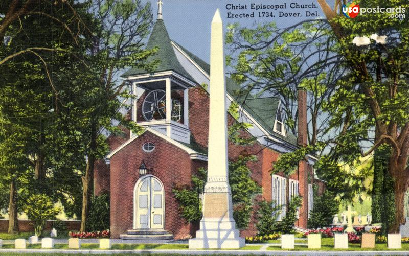 Pictures of Dover, Delaware: Christ Episcopal Church. Erected 1734